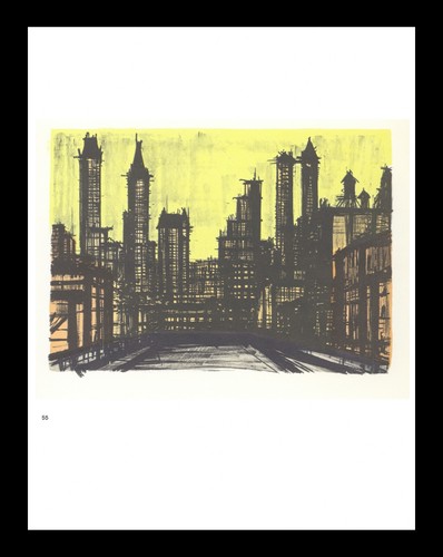 1967 bernard buffet - bernard, litografia