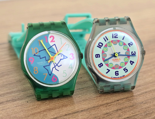 Swatch lady vintage tacco - 2x,
