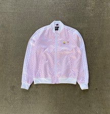 Giacca Pharrell Williams Adidas bomber a pois zip cappuccio cappotto casual taglia grande