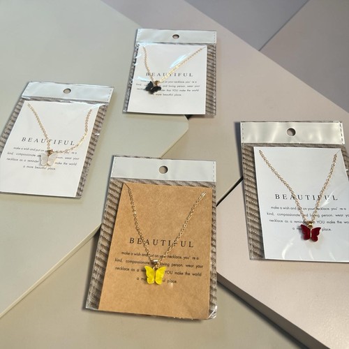 Set collane farfalla - set, 4