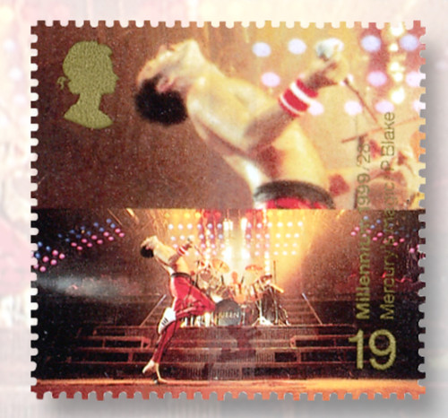 Queen freddie mercury stamp - queen,