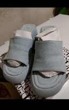 Scarpe Sandali Con Zeppa ZARA NUOVI in Jeans