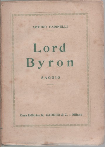 Lord byron saggio - lord, byron.