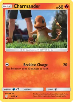 Charmander pokemon - charmander, 4/18