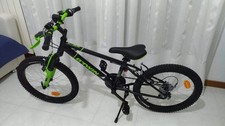 BTWIN BICI BAMBINO TREKKING 6-9 ANNI NERA-VERDE 
