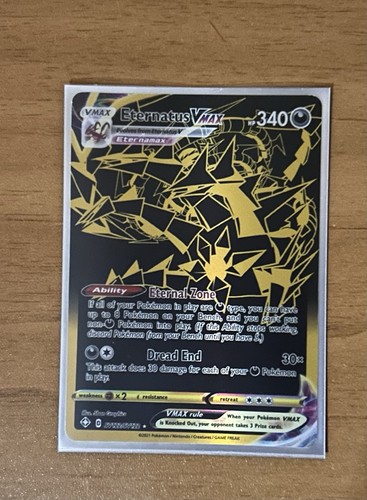 Carta pokemon eternatus max - v,
