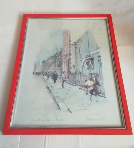 Quadro con cornice legno - quadro,