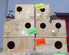 Nido In Legno Per Pappagalli Medio Piccoli Tipo Inseparabili Agapornis