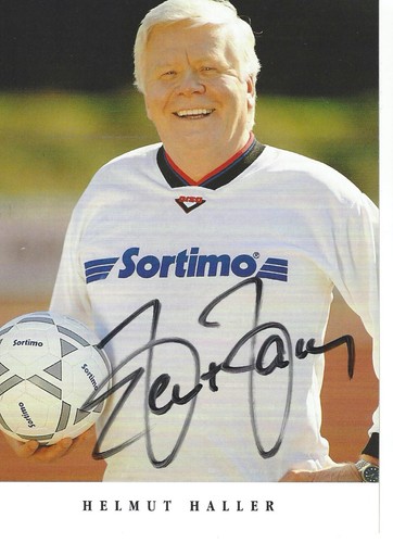 Autografo helmut haller 2012 - helmut,