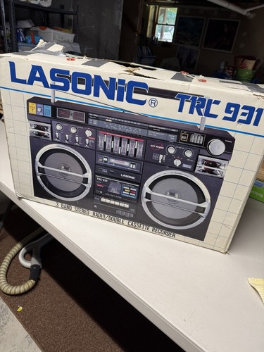 Boombox bianco vintage - , 1a