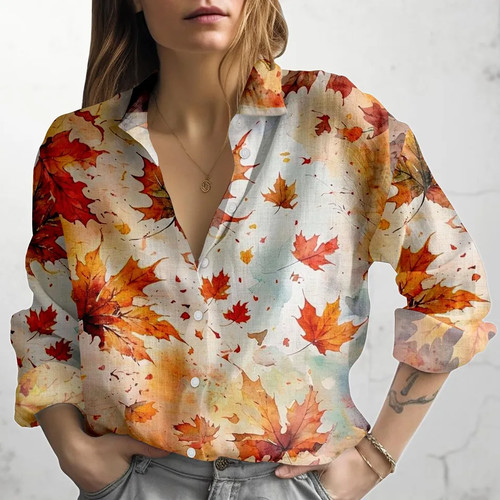 Camicetta autunno foglia - autunno,