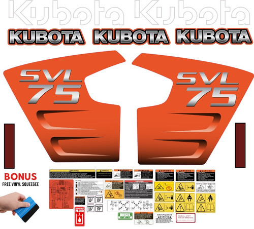 Adatto per kubota svl75 - svl75, kit