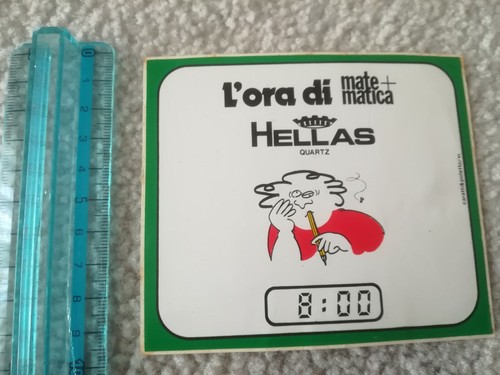 Adesivo stickers vintage ora - adesivo, l'ora