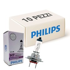 OFFERTA STOCK 10 LAMPADINE PHILIPS H7 12 V 55 W PX2d  12972CDC1 FARI AUTO MOTO