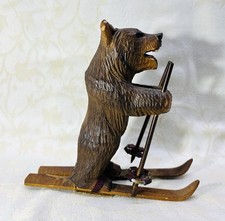 Scultura Statua Orso Holzbär