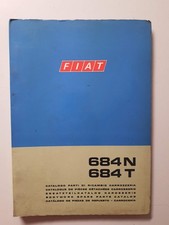 Autocarro FIAT 684 N  - 684 T CATALOGO PARTI DI RICAMBIO Originale FIAT 1972