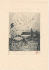 Exlibris Bookplate Radierung