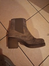 STIVALI DA DONNA IN CAMOSCIO MADE IN ITALY- USATI Misura 36