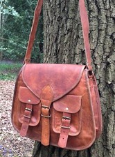 Borsa in vera pelle vintage
