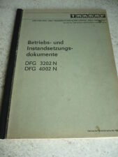 VEB DDR Muletto Manuale Istruzione Operativa Takraf Vta Stapler Dfg 3202 4002