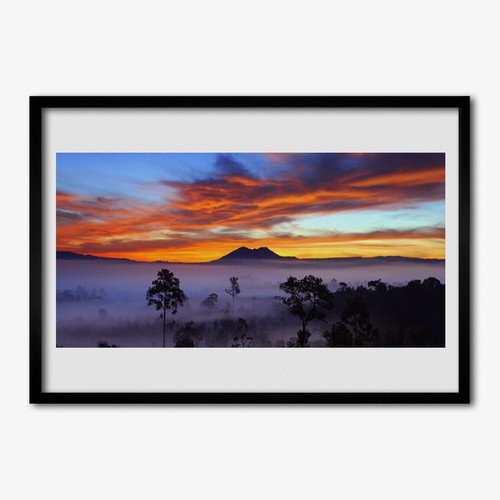 Mdf incorniciato foto 70x50 - mdf,