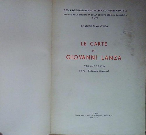 Carti giovanni lanza - di,