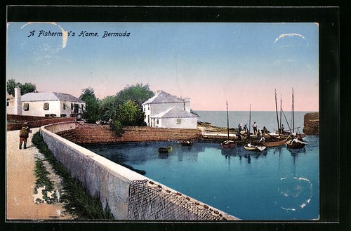 Cartolina bermuda a - cartolina, bermuda,