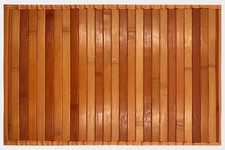 TAPPETO BAMBOO LEGNO PASSATOIA ANTISCIVOLO LAVABILE STUOIA CORSIA