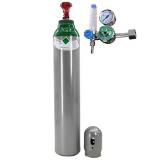 Bombola gas con riduttore puro 4.8 argon (100%) gas di saldatura 8 litri TIG/WIG MIG