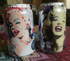 PEPSI LIGHT 2 LATTINE CAN LIMITED EDITION MARILYN MONROE 2012 50 ANNI MORTE