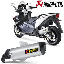 Akrapovic Aprilia Srv 850 2012 Terminale Di Scarico Per Moto Inox Omologato