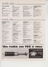 advertising Pubblicità-AMMORTIZZATORI  MOTO FOX 1979  RICAMBI MOTO EPOCA