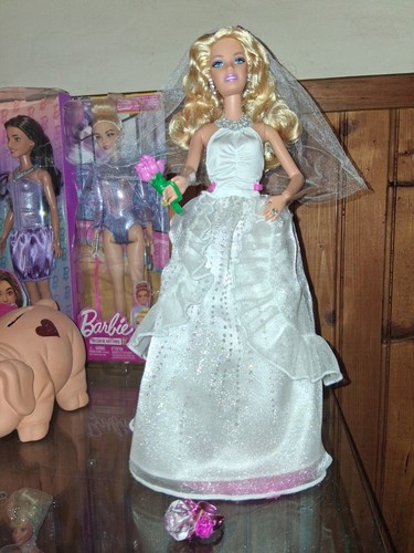 Wedding day barbie bride with - day,
