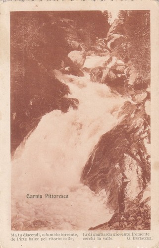 Cartolina udine carnia - di, ,carnia
