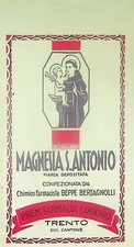 Magnesia S. Antonio: chimico farmacista Beppe Bertagnolli: Trento sul cantone.