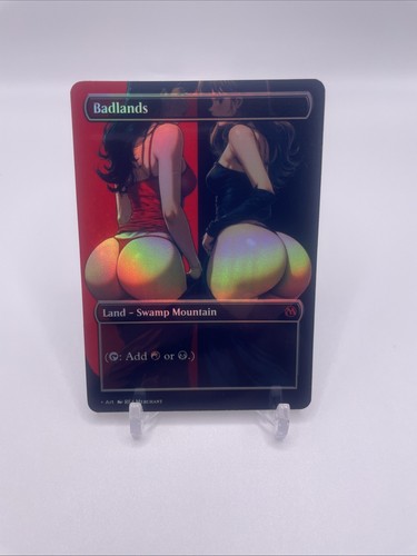 Badlands foil mtg waifu - badlands, style
