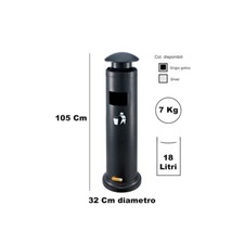 POSACENERE A CILINDRO DA