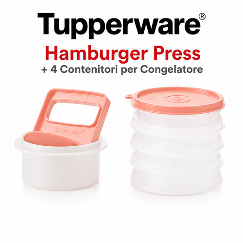 Tupperware hamburger press 4 - hamburger,