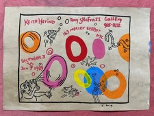 KEITH HARING - disegno quadro