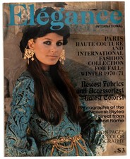 Elegance International Magazine 1970 1971 Winter Vintage Fashion Paris Haute