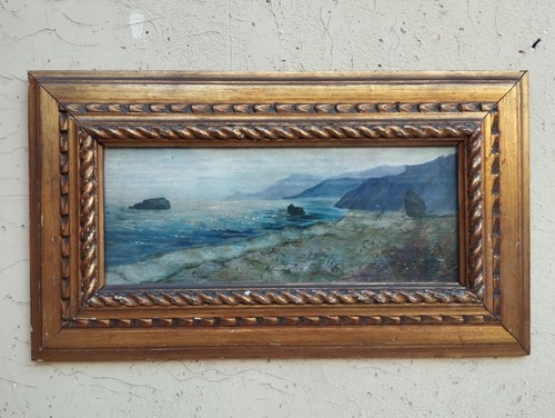 Antico quadro dipinto - quadro, olio