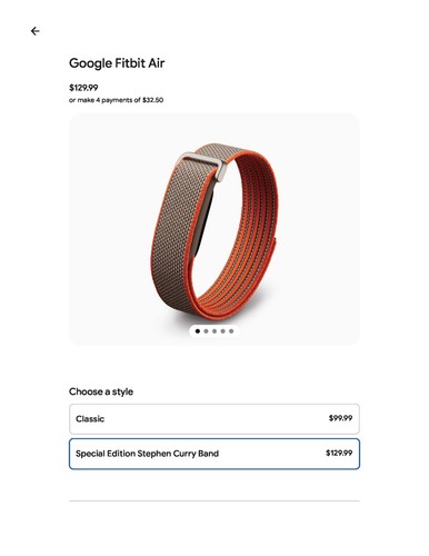 Google fitbit air - google, gemini