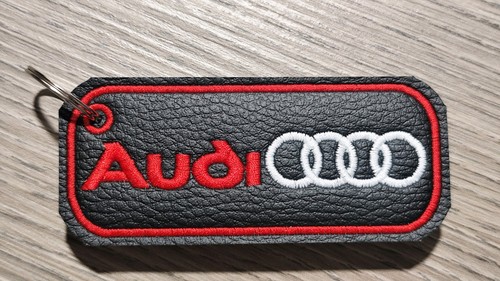 Portachiavi audi ricamato - portachiavi,