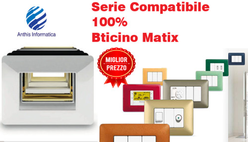 Placche compatibili bticino - placche,