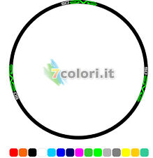 Kit 8 loghi adesivi in vinile per cerchi bicicletta ruote strada MTB ENVEN 50