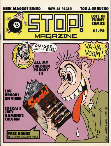 1983 stop magazine - stop, joey