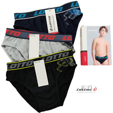 6 SLIP MUTANDA BIMBO INTIMO LOTTO COLORI MODA