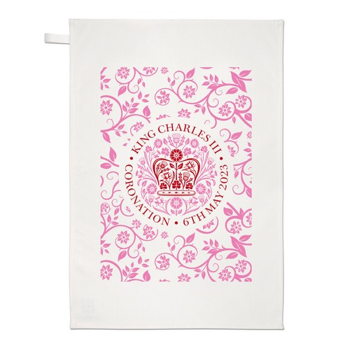 Motivo coronation emblema rosa - motivo,
