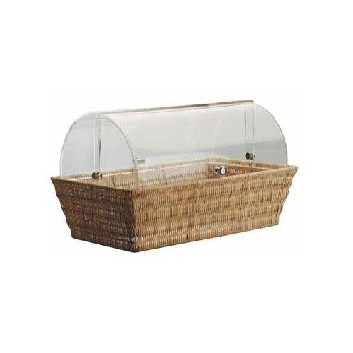 Cesta rettangolare rattan con