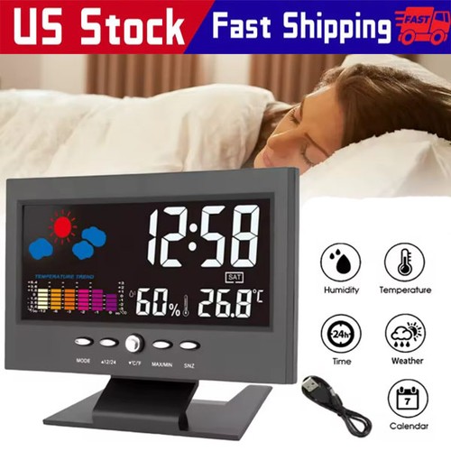 Sveglia digitale led snooze - sveglia,
